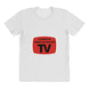 as seen in front of the the tv All Over Women's T-shirt