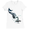 chance of scattered showers Ladies Fitted T-Shirt