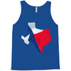 Eroded Texas Map With Flag Tank Top