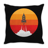 Rocket Throw Pillow