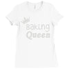 baking queen Ladies Fitted T-Shirt