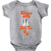 Sleeps With Shih Tzu Baby Onesie