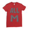 deku all m t shirt hero academia Ladies Fitted T-Shirt