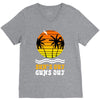 suns out guns out suns V-Neck Tee