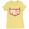 behind beard is a handsome man Ladies Fitted T-Shirt