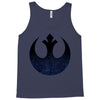 rebel logo with space pattern Tank Top