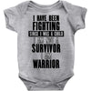 i am warrior Baby Bodysuit