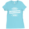 be yourself unless you can be a unicorn Ladies Fitted T-Shirt