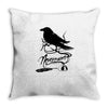 nevermore Throw Pillow