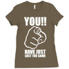 you have just lost the game  funny computer internet humour Ladies Fitted T-Shirt