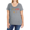 Dont Worry Be Happy Ladies Curvy T-Shirt