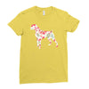 flower Ladies Fitted T-Shirt