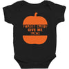halloween forget candy give me tacos pumpkin Baby Bodysuit