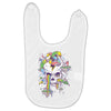 flying rainbow skull island Baby Bibs
