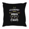 legendary riders are born in 1958 Throw Pillow