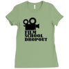 film school dropout Ladies Fitted T-Shirt