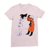 goku vs freeza 2 Ladies Fitted T-Shirt