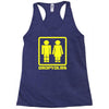 drop yours Racerback Tank