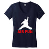 air pun big pun logo Women's V-Neck T-Shirt