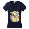 cats against cat calls Women's V-Neck T-Shirt