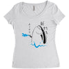 Fish Holdup Women's Triblend Scoop T-shirt