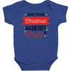 may your christmas be merry &amp; bright Baby Bodysuit