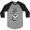 skull pineapple 3/4 Sleeve Shirt
