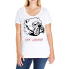 dog lover Ladies Curvy T-Shirt