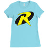 robin batman Ladies Fitted T-Shirt