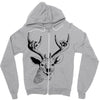 moose Zipper Hoodie