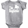 the dogfather  nerd retro der pate godfather fun Baby Onesie