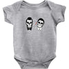 SKULL ON TWO FACE Baby Onesie