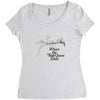 where the side quest ends Women's Triblend Scoop T-shirt