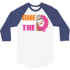 She Wants The D Dunkin Donuts 3/4 Sleeve Shirt
