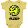 tennis ball racket Baby Onesie