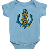 king of pirates anchor Baby Onesie