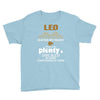 leo hated by many wanted by plenty disliked by some confronted by none Youth Tee