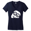 funny face funny Women's V-Neck T-Shirt