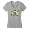 the great christmas king Women's V-Neck T-Shirt