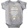 i am an aquarius Baby Onesie