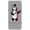 black, red and white Samsung Galaxy S8 Plus