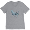 sea emperor transparent buffalo V-Neck Tee