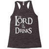 lord of the drinks Racerback Tank