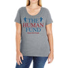 The Human Fund Money For People Ladies Curvy T-Shirt