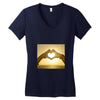 Heart Women's V-Neck T-Shirt