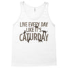 live every day like it's caturday Tank Top