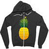 pineapple christmas tree Zipper Hoodie
