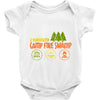 camp fire swamp Baby Onesie