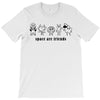 space are friends black T-Shirt