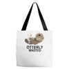 otterly wasted drinking Tote Bags